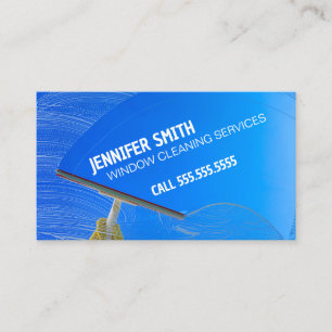 Cartão De Visita Limpeza da janela