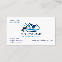 Cartão De Visita Limpeza de energia por lavagem de pressão Profissi