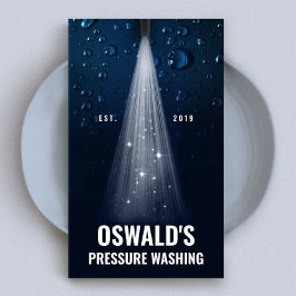 Cartão De Visita Limpeza De Pressão, Descabeçamento Automático De L