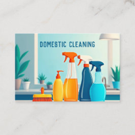 Cartão De Visita Limpeza Doméstica Verificável