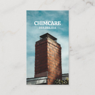 Cartão De Visita Limpeza e Reparos de Chaminés 
