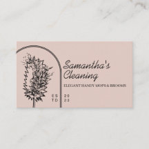 Limpeza Elegante Feminina Minimalista com Vassoura