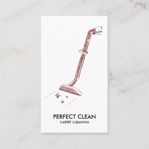 Cartão De Visita Limpeza profissional e limpeza do chão B