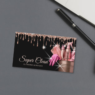 Cartão De Visita Limpeza residencial de residências comerciais