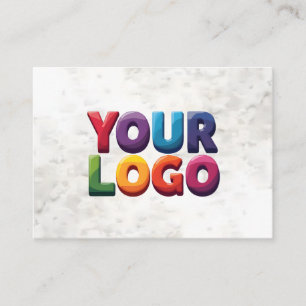 Cartão De Visita Limpo Minimalista Logotipo Personalizado Ediçã