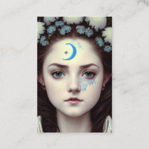 Cartão De Visita Linda Princesa Gráfico