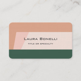 Cartão De Visita Linen Professional Moderno Premium