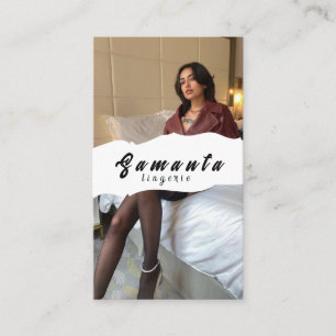 Cartão de visita lingerie