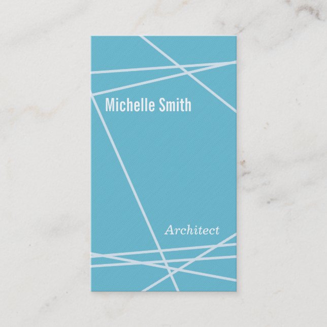 Cartão De Visita Linhas Modernas (Frente)