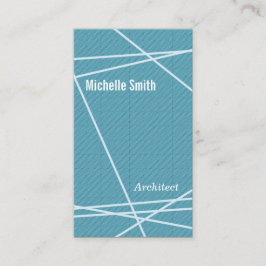 Cartão De Visita Linhas Modernas
