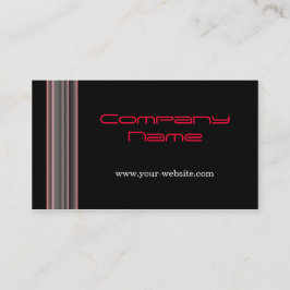 Cartão De Visita Linhas Vermelhas