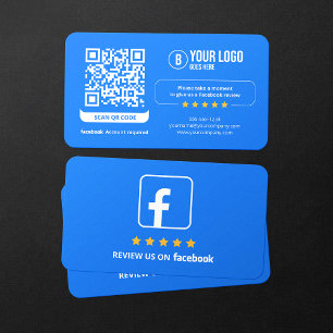 Cartão De Visita Link de Avaliação de Negócios Código QR de Avaliaç