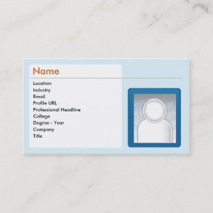 Cartão De Visita LinkedIn - negócio