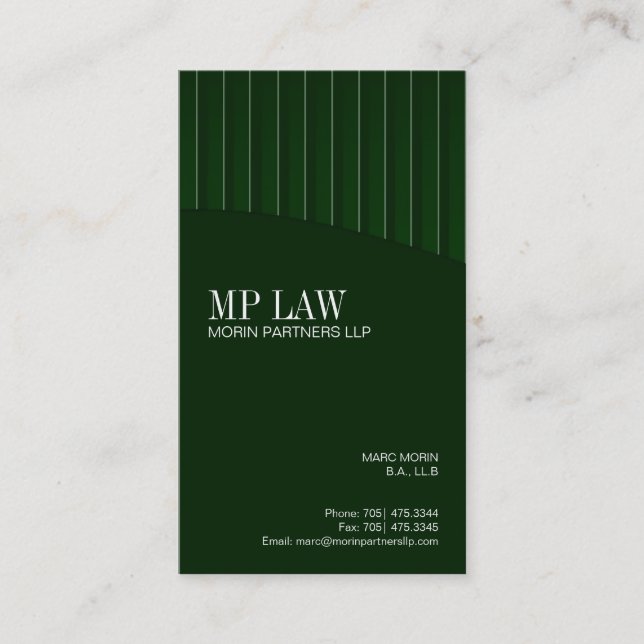 Cartão de visita liso (Frente)