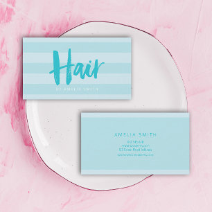 Cartão De Visita Lista de Cabelos do Escoteiro de Pincel com Faixa 