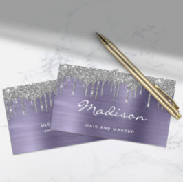 Cartão De Visita Lista de estilhaços das unidades de brilho do prat