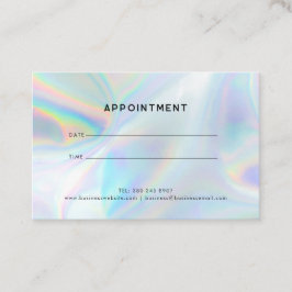 Cartão De Visita Lista de estilos profissionais holográficos modern