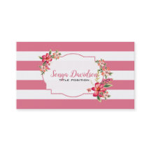 Listras Cor-De-Rosa E Brancas