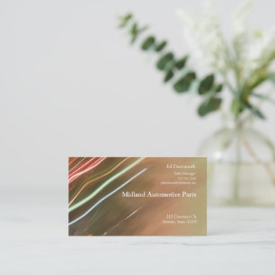 Cartão De Visita Listras de cores brilhantes