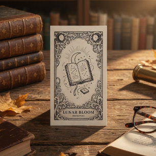 Cartão De Visita Livraria Mística   Livraria Mística Vintage