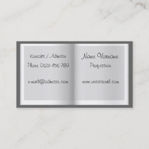 Cartão De Visita Livro