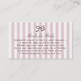 Cartão De Visita Livros de distribuição e Arco PInk para placa de g