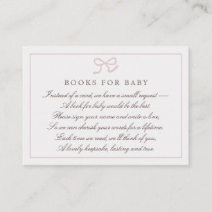 Cartão De Visita Livros de distribuição e Arco PInk para placa de g