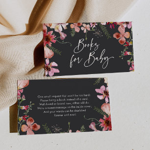 Cartão De Visita Livros De Pink De Cinza Elegante Para Placa De Gab