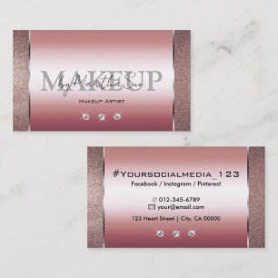 Cartão De Visita Lixeira Dourada Elegante de Luxo com Ouros