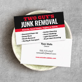 Cartão De Visita Lixo e Lixo