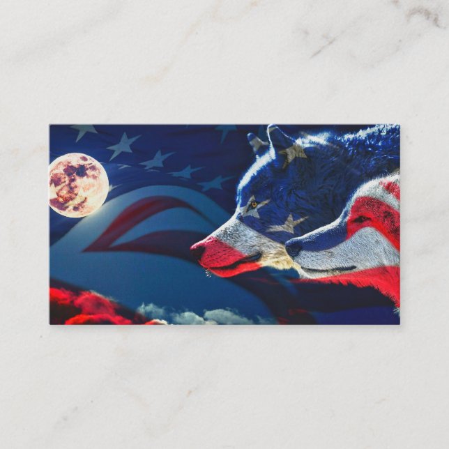 Cartão De Visita Lobo (Frente)