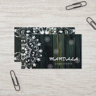 CARTÃO DE VISITA LOGO MANDALA PERSONALIZADO INSTRUTOR DE YOGA