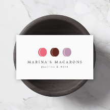 LOGOTIPO 3 DO MACARON TRIO FRANCÊS EM Branco