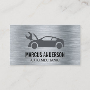 Cartão De Visita Logotipo automático   Brutas Metálicas 