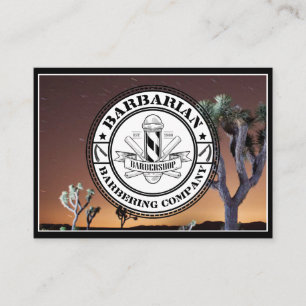 Cartão De Visita logotipo barbeiro