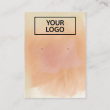 Logotipo Boho Terracotta Watercolor Earration