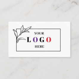 Cartão De Visita Logotipo comercial QR Código moderno profissional