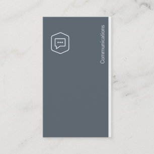 Cartão De Visita Logotipo corporativo (cadete)