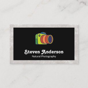 Cartão De Visita Logotipo da câmera