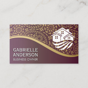 Cartão De Visita Logotipo da Casa de Hipotecas Imóveis