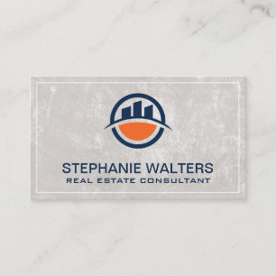 Cartão De Visita Logotipo da Cidade do prédio