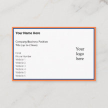 Logotipo da Online Biz da Picked Mango e Deep Blue