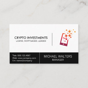 Cartão De Visita Logotipo da tecnologia