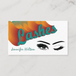 Cartão De Visita Logotipo das lascas coloridas retrógradas de tendê