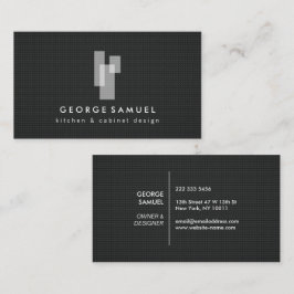 Cartão De Visita Logotipo de Blocos Arquitetônicos Modernos