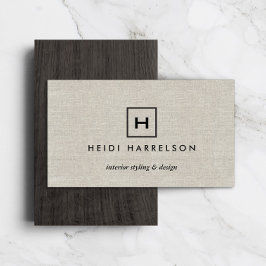 CARTÃO DE VISITA LOGOTIPO DE CAIXA COM SUA LINHA INICIAL/MONOGRAMA