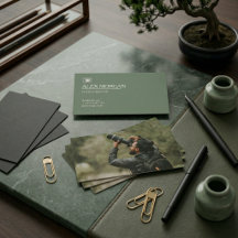 Logotipo de Câmera Verde Sage Minimalista Fotógraf