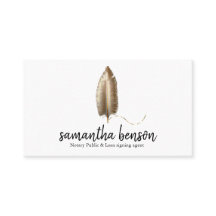 Logotipo de Caneta Elegante de Quill do Agente de