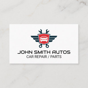 Cartão De Visita Logotipo de Chaves Automotivas Reparo de Carros