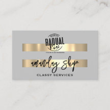 Logotipo de código QR Compro online Cinza Dourada 